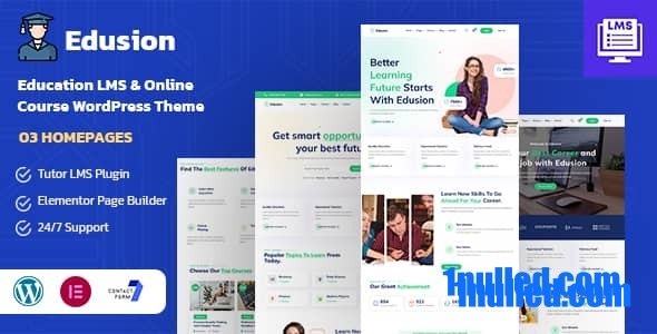 Edusion v1.4 Nulled - Education LMS WordPress Theme