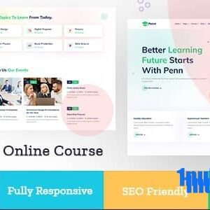 Penn Nulled – Education & Online Course HTML Template
