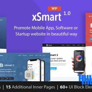 xSmart v1.2.9.4 Nulled – App Landing Page WordPress Theme in Tech Presentation, Promo Marketing & Advertising Agency