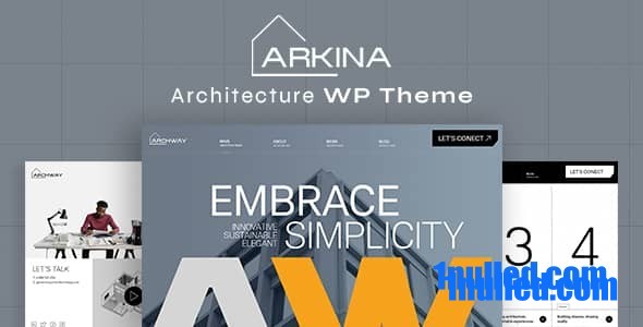 Arkina v1.1 Nulled - Architecture WordPress Theme