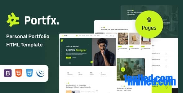 Portfx Nulled - Personal Portfolio HTML Template