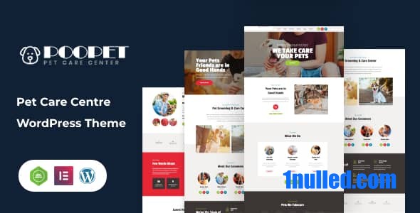 Poopet v2.0.1 Nulled - Pet Care Center WordPress Theme + RTL