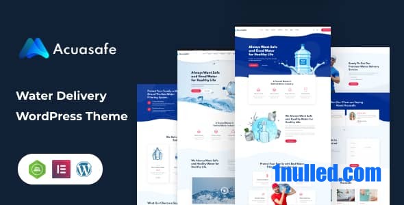 Acuasafe v1.0.1 Nulled - Drinking Water Delivery WordPress Theme