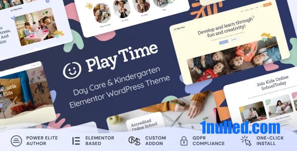 Play Time v1.0.8 Nulled - Day Care & Kindergarten WordPress Theme