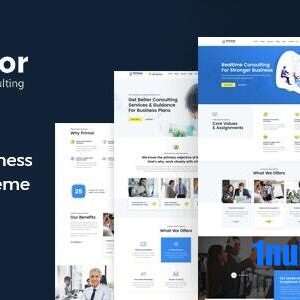 Primor v2.3 Nulled – Business Consulting WordPress Theme