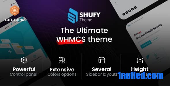 ShufyTheme v1.2.0 Nulled - The Ultimate WHMCS Theme