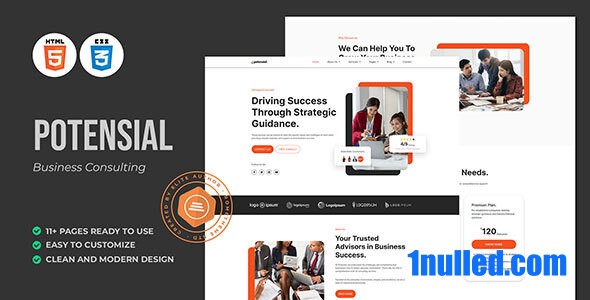 Potensial Nulled - Business Consulting HTML Template