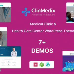 Clinmedix v2.7 Nulled – Health And Medical WordPress Theme
