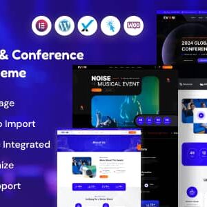 Eveni v1.0.0 Nulled – Event & Conference WordPress Theme