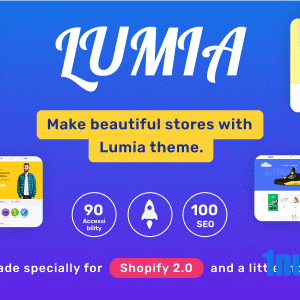 Lumia v5.0 Nulled – Multipurpose Shopify Theme OS 2.0 – Multilanguage – RTL Support