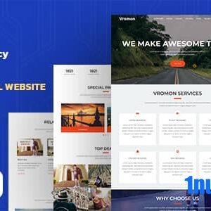 Vromon v2.1 Nulled – Tour & Travel Agency WordPress Theme