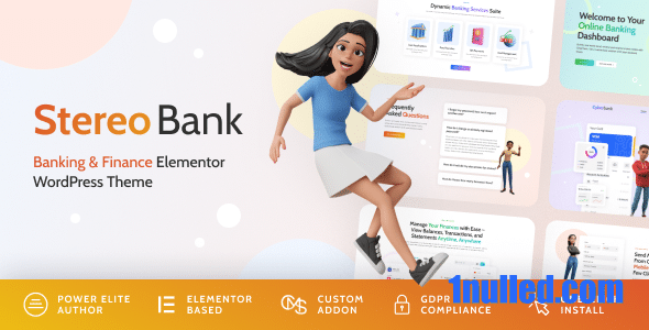 Stereo Bank v1.0.3 Nulled - Business and Finance WordPress Theme