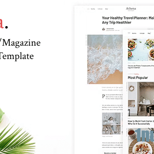 Athena Nulled – Minimal Blog/Magazine NextJS Template