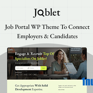 Joblet v1.0 Nulled – Job Recruitment Services WordPress Theme