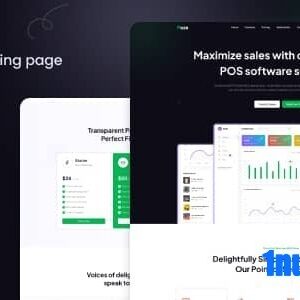 Poze Nulled – Point of Sale (POS) Landing Page HTML Template