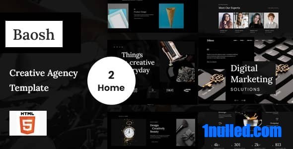 Baosh Nulled - Digital Agency HTML Template