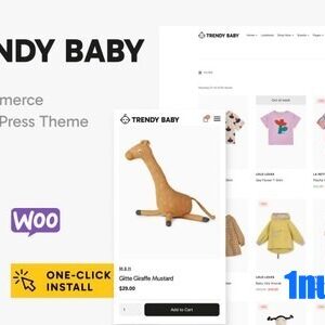 Trendy Baby v1.0.2 Nulled – Children and Kids Store WordPress Theme