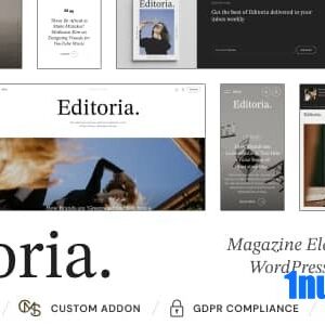Editoria v1.0.2 Nulled – Newspaper & Magazine WordPress Theme