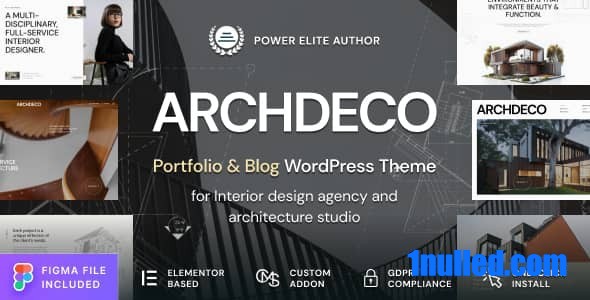 Archdeco v1.0.3 Nulled - Architecture & Interior Design Agency Portfolio WordPress Theme