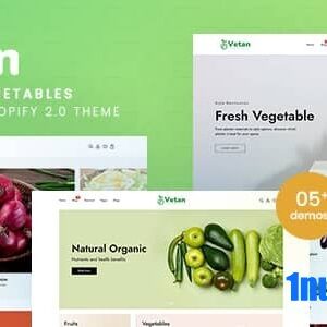 Vetan Nulled – Organic Vegetables eCommerce Shopify 2.0 Theme