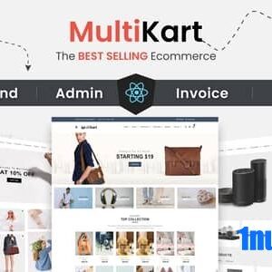 Multikart v3.3.6 Nulled – React Next JS Multipurpose Ecommerce, React Hooks , GraphQL