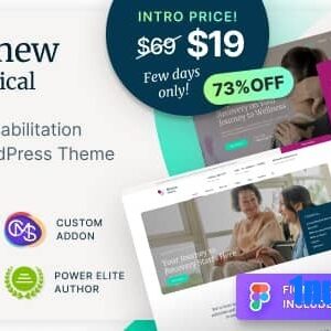 Renew Medical v1.0.1 Nulled – Physiotherapy & Rehabilitation Clinic Medical WordPress Theme