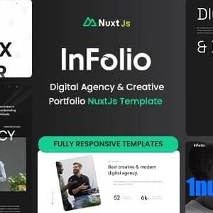Infolio Nulled – Digital Agency & Creative Portfolio Nuxtjs Template