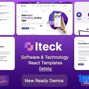 Iteck Nulled – Gatsby Software & Technology Template