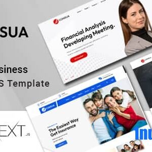 Consua Nulled – Business & Finance Next js Template