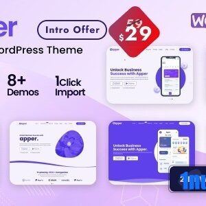 Apper v2.0.12 Nulled – WordPress Multi-concept App Landing Page Theme