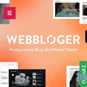 Webbloger v1.0 Nulled – Multipurpose Blog WordPress Theme