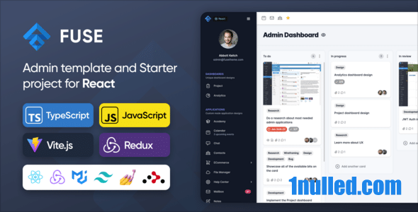 Fuse React TS v10.5.0 Nulled - JS - Redux, RTK Query, TypeScript, Vite, Admin Dashboard Template