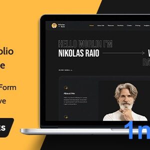 Nikolas Raio Nulled – Personal Portfolio Template