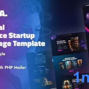 Aiana Nulled – AI Artificial Intelligence Startup HTML Landing Page Template