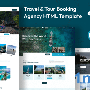 Tourm Nulled – Travel & Tour Booking Agency HTML Template