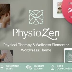 PhysioZen v1.0.1 Nulled – Chiropractor & Physiotherapy Wellness WordPress Theme