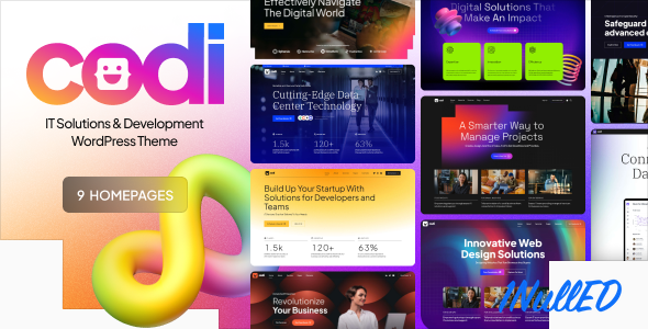 Codi v1.0.4 Nulled - IT Services WordPress Theme