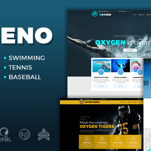 Oxigeno v1.4.1 – Sports Club & Team WordPress Theme