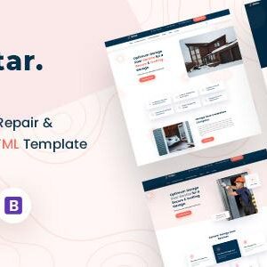 Zixtar – Garage Door Services HTML Template