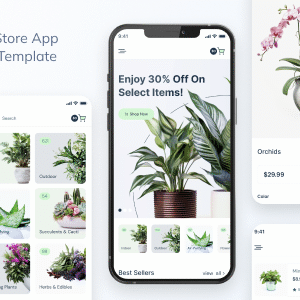 Everbloom Nulled – Plant Store & eCommerce React Mobile App | PWA