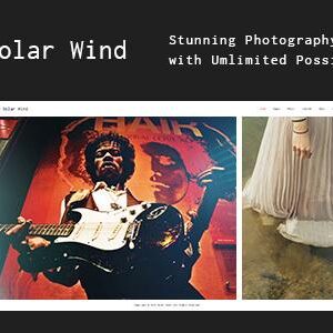SolarWind v1.4.1 Nulled – Photography WordPress Theme