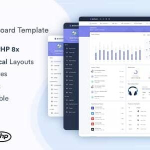 Morvin Nulled – PHP Admin & Dashboard Template