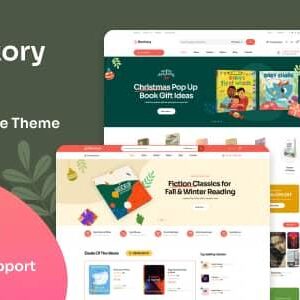 Bookory v2.1.6 Nulled – Book Store WooCommerce Theme