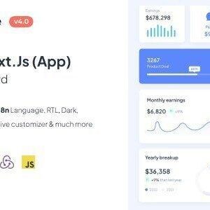Modernize v4.0 Nulled – Next Js Admin Dashboard with App Directory