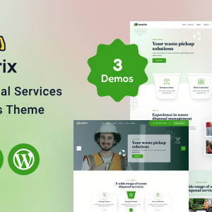 Wastix v1.0 Nulled – Waste Disposal Services WordPress Theme