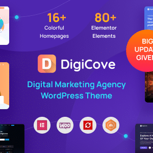 Digicove v1.0.1 Nulled – Digital Marketing Agency WordPress Theme