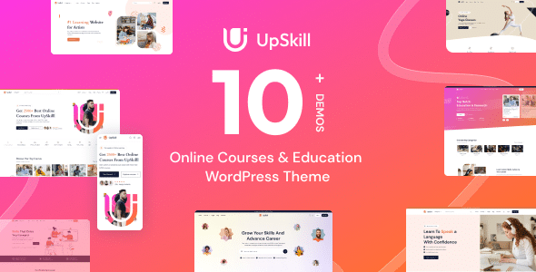 UpSkill v1.0 Nulled - Education Online Courses LMS WordPress Theme