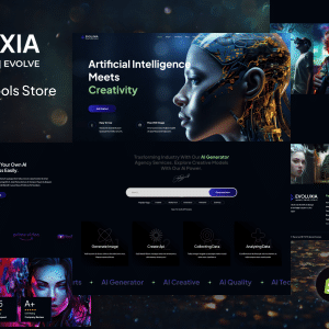 Evoluxia v1.0 Nulled – AI Games, Apps & Tools Store Shopify Theme
