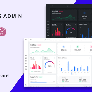 Metoxi Nulled – Symfony Bootstrap 5 Admin Dashboard Template