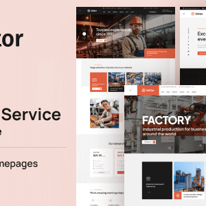 Vector Nulled – Industrial Service HTML Template